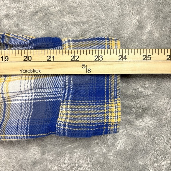 Ocean & Coast Men's L Flannel Plaid Cotton LS Button Up Shirt SEE DESCRIPTION - Picture 14 of 14